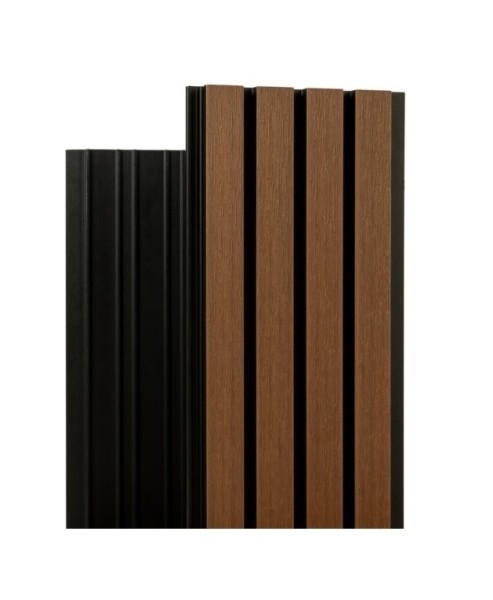 Фасадная реечная панель Ecodecking Скай коэкструзия 200х20х3000 Тик купить в Электростале