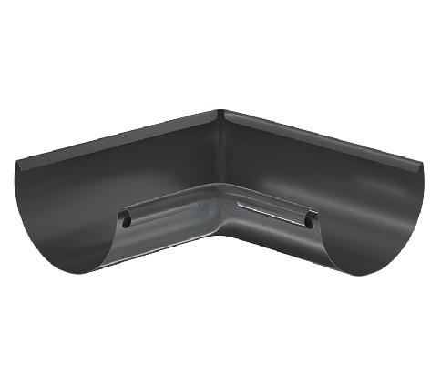 Водосток Aquasistem, система 150/100 - Угол желоба, внутренний 90° RAL 7024 Тёмно-серый купить в Электростале