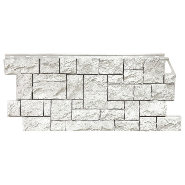 Фасадная панель FineBer, Камень Дикий, Жемчужный купить в Электростале