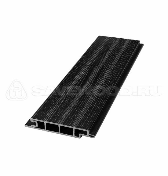 Террасная доска из ДПК SW Padus радиальный распил «SaveWood» чёрный купить в Электростале