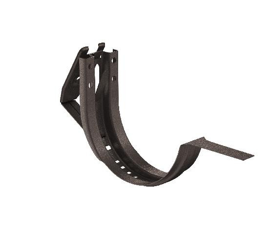 Водосток Aquasistem, Система 125x90 - Крюк крепления желоба короткий регулируемый RR 32 Тёмно-коричневый matt купить в Электростале