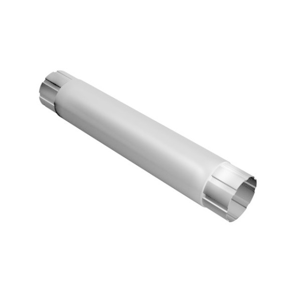 Водосток Grand Line 125x90 – Труба водосточная 1м RAL 9003 купить в Электростале