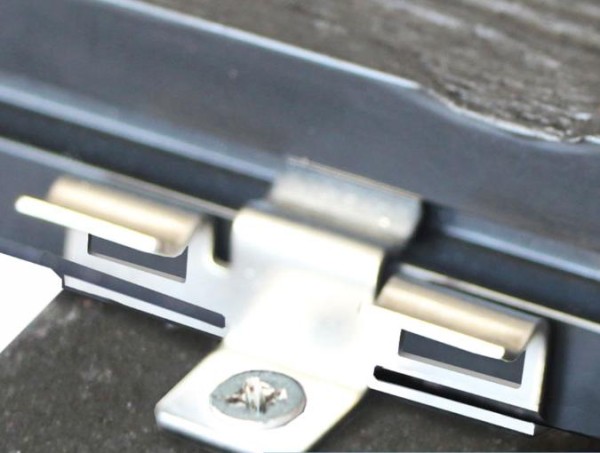 Кляймер промежуточный KRONEX № 7 для каркаса из металлопрофиля и лаги ДПК (упак100 шт) купить в Электростале