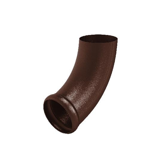 Водосток Aquasistem, Система 125x90 - Отвод трубы декоративный RAL 8017 Коричневый matt купить в Электростале