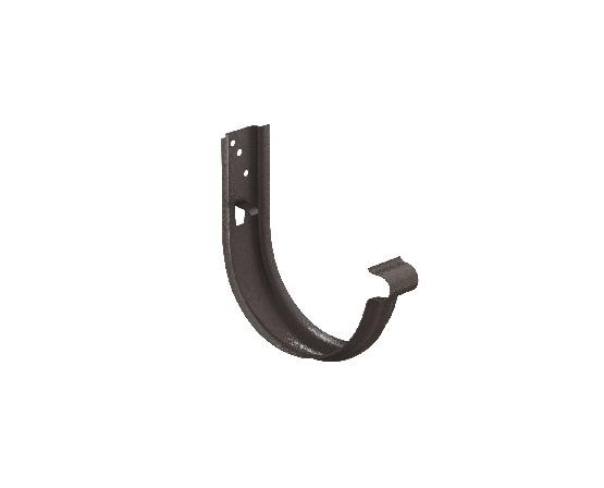 Водосток Aquasistem, Система 125x90 - Крюк универсальный с комплектом крепления RR 32 Тёмно-коричневый matt купить в Электростале