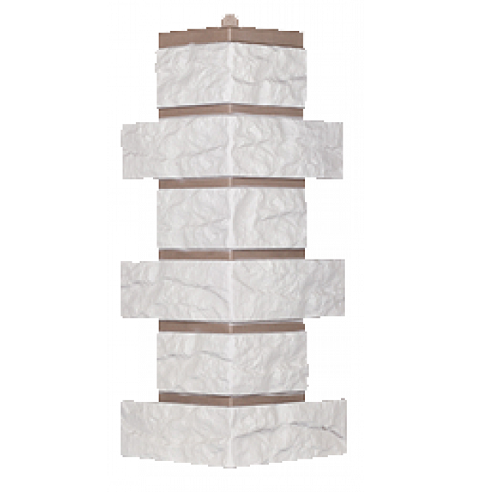 Угол T-Сайдинг-Кирпич Лондон Брик Белый купить в Электростале