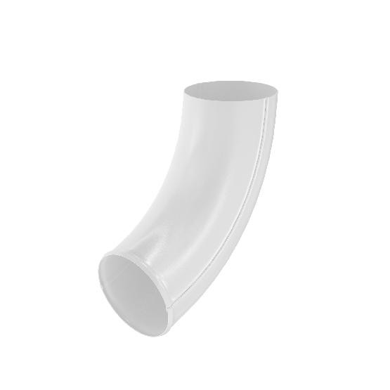 Водосток Aquasistem, система 125x90 - Отвод трубы RAL 9003 Белый купить в Электростале