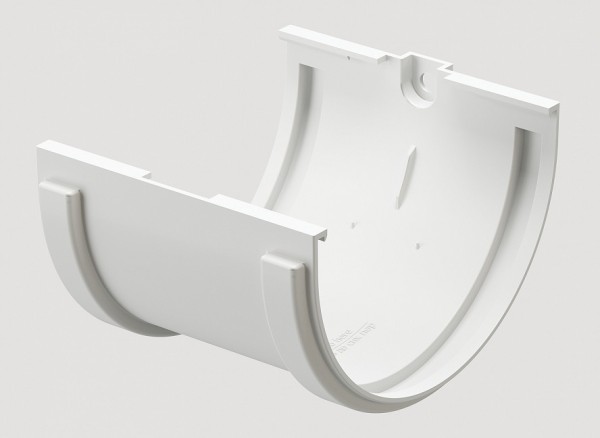 Соединитель желобов ПВХ Docke STANDART пломбир купить в Электростале