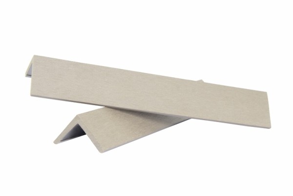 Уголок ДПК завершающий шлифованный SINGARAJA белый купить в Электростале