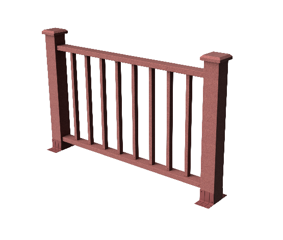 Ограждения декоративное ДПК GRINDERDECO Альма 1500 со скрытым крепежом мербау купить в Электростале