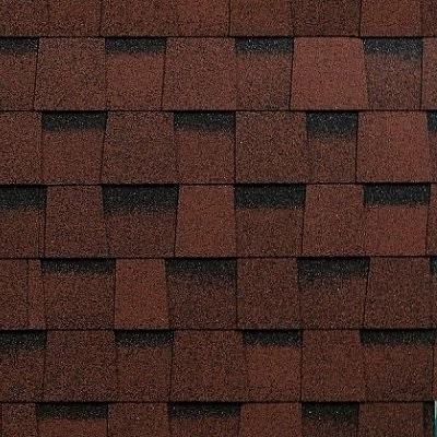 Двухслойная ламинированная черепица Shinglas, серия Фазенда – Красный купить в Электростале