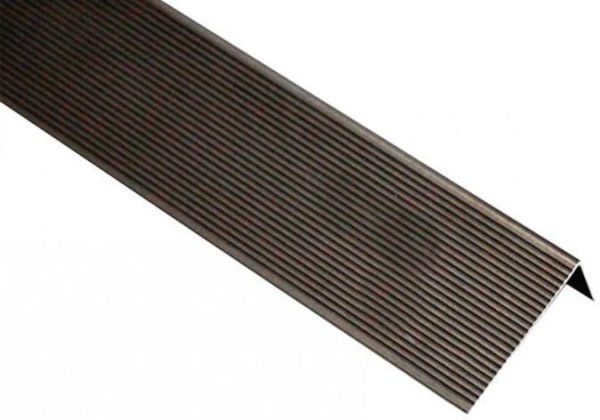 Угол завершающий алюминиевый KRONEX 51,5x30x3000 мм. коньяк купить в Электростале