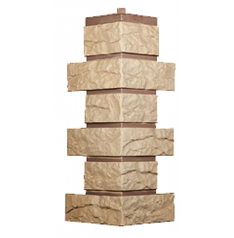 Угол T-Сайдинг-Кирпич Лондон Брик Желтый купить в Электростале