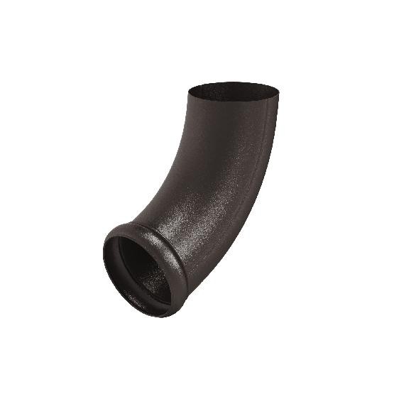 Водосток Aquasistem, Система 125x90 - Отвод трубы декорированный RR 32 Тёмно-коричневый matt купить в Электростале