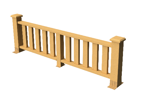 Ограждения декоративное ДПК GRINDERDECO  Эрес песчаник купить в Электростале