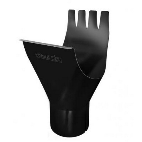 Водосток Grand Line 125x90 – Воронка желоба RAL 9005 купить в Электростале