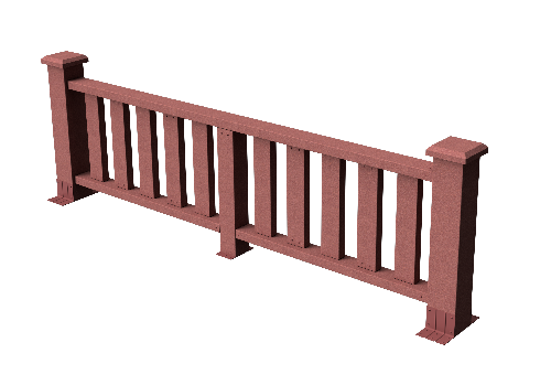 Ограждения декоративное ДПК GRINDERDECO  Эрес мербау купить в Электростале