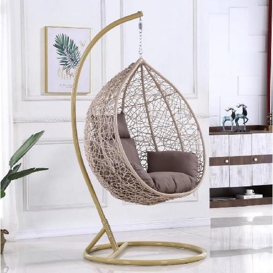 Кресло Подвесное из искусственного ротанга AFM-169A-LB Beige купить в Электростале