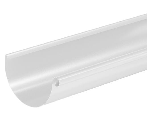 Водосток Aquasistem, система 125x90 - Водосточный желоб 3.00м RR 20 Белый купить в Электростале