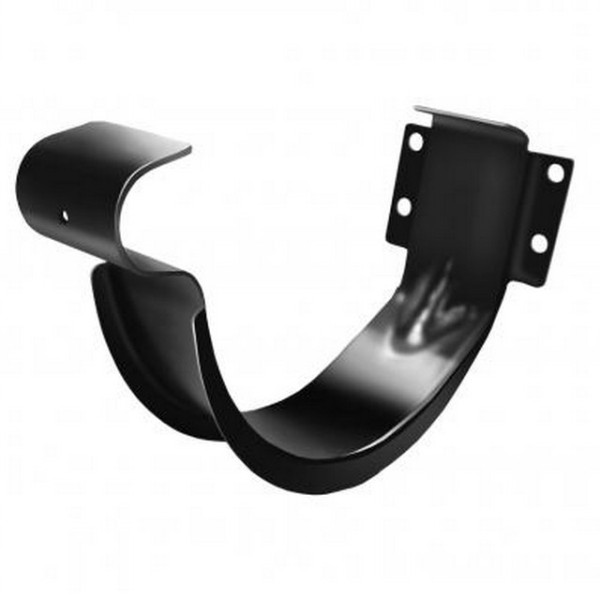 Водосток Grand Line 125x90 – Держатель желоба RAL 9005 купить в Электростале