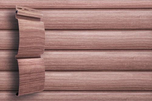 Виниловый сайдинг Grand Line Блок-хаус Tundra - Рябина купить в Электростале