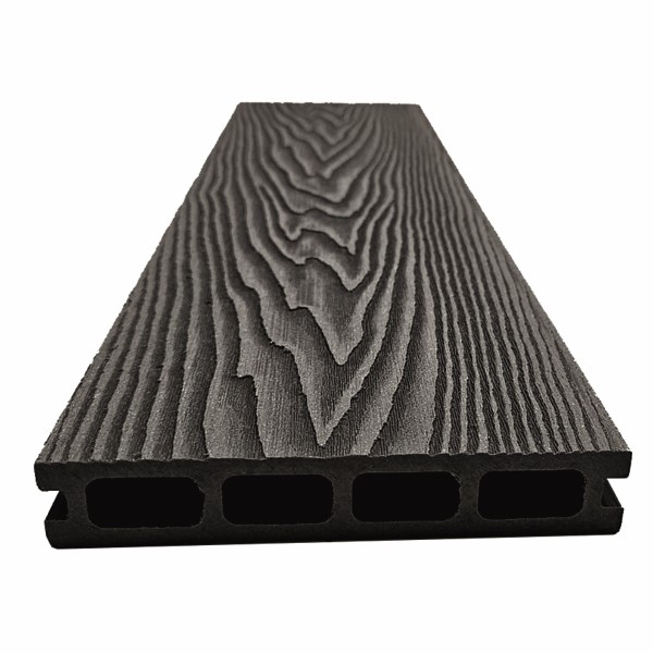 Террасная доская ДПК NanoWood Double 3D Антрацит купить в Электростале