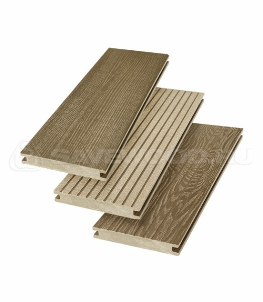 Террасная доска SW Fraxinus (R) полнотелая «SaveWood» Тик купить в Электростале