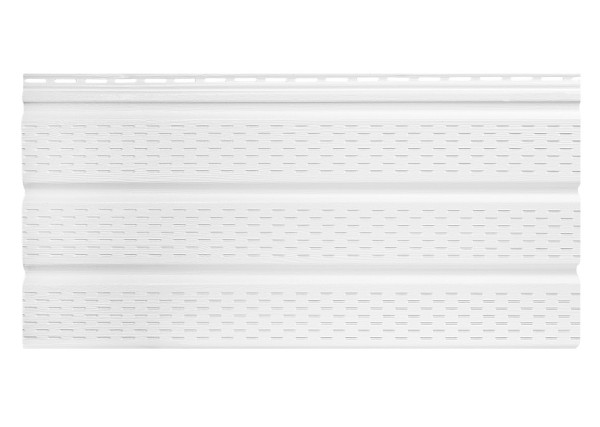 Софит к сайдингу ПЕРФОРИРОВАННЫЙ TECOS БЕЛЫЙ купить в Электростале