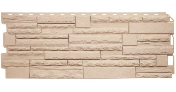 Фасадная панель Альта-Профиль Скалистый камень ЭКО Кремовый купить в Электростале