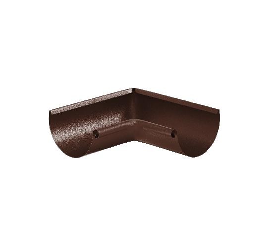 Водосток Aquasistem, Система 125x90 - Угол желоба, внутренний 90° RAL 8017 Коричневый matt купить в Электростале