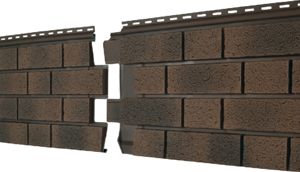 Фасадная панель Ю-пласт Стоун Хаус S-Lock Клинкер Балтик магма купить в Электростале