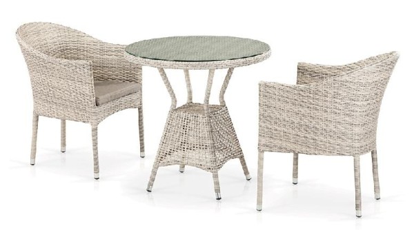 Комплект плетеной мебели AFINA из иск. ротанга T705ANT/Y350-W85 Latte 2Pcs купить в Электростале