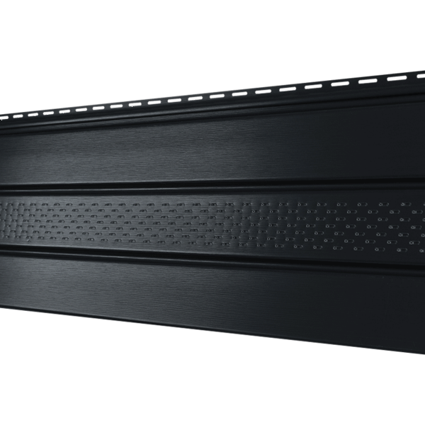 Софит Ю-Пласт PRO Классический перфорация по центру, графит купить в Электростале