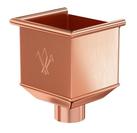 Водосток Aquasistem, система 150/100 - Водосборная воронка медная купить в Электростале