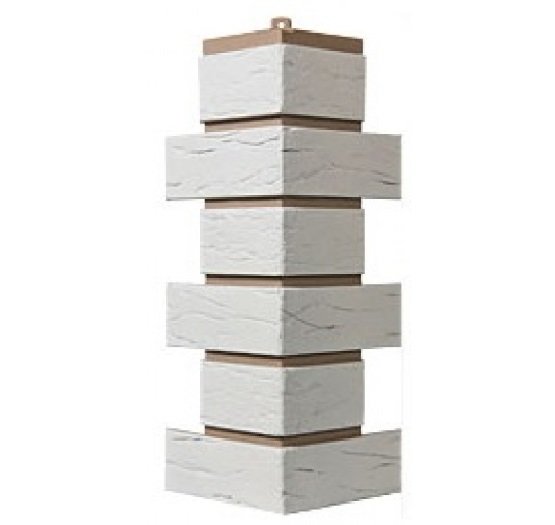 Угол T-Сайдинг-Кирпич Саман Белый купить в Электростале