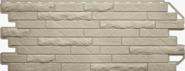 Фасадная панель Цокольный сайдинг Альта-профиль Кирпич-Антик ЭКО Кремовый купить в Электростале