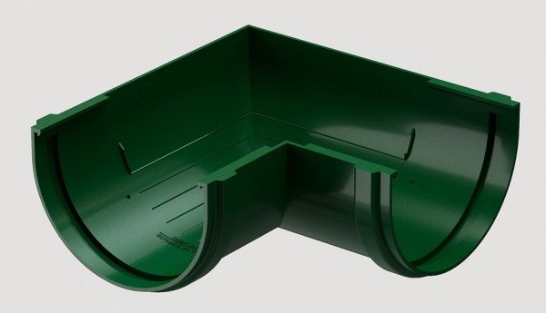 Угловой элемент 90˚ПВХ Docke STANDART зеленый купить в Электростале