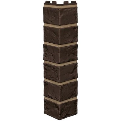 Угол наружный ТЕХНОНИКОЛЬ Оптима Кирпич Тёмно-коричневый