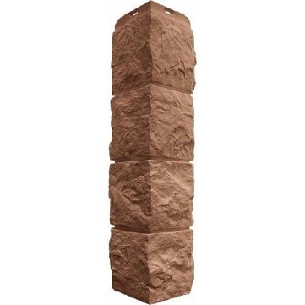 Угол наружный Альта-Профиль Туф ЭКО Терракотовый купить в Электростале