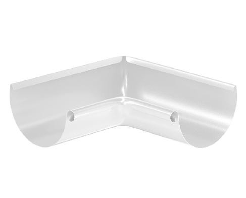 Водосток Aquasistem, система 125x90 - Угол желоба, внутренний 90° RR 20 Белый купить в Электростале