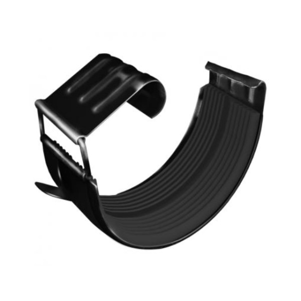 Водосток Grand Line 125x90 – Соединитель желоба RAL 9005 купить в Электростале