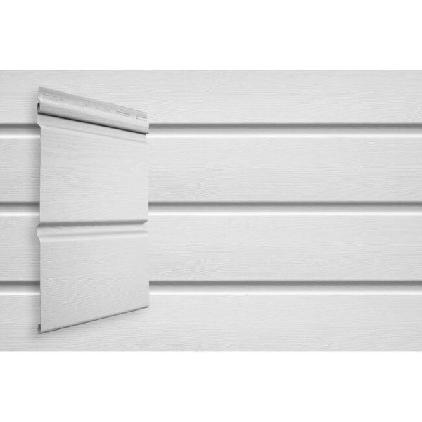 Виниловый сайдинг Grand Line Double-Брус Белый купить в Электростале