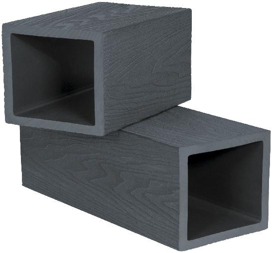 Столб опорный Polivan SINGARAJA 3D фактура дерева, чёрный купить в Электростале