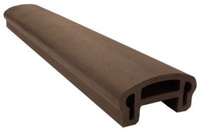 Перила вехнее фигурное Woodvex Select Темно - Коричневый купить в Электростале