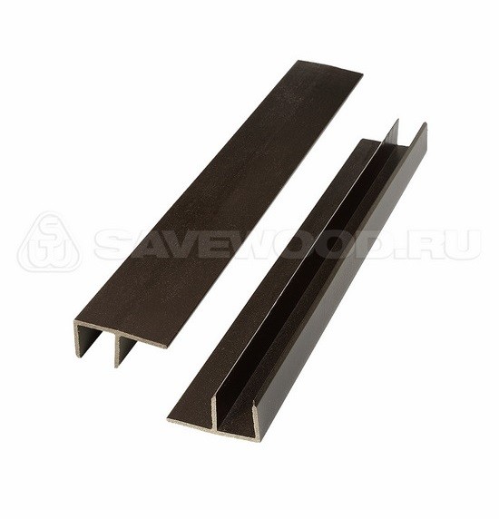 F-профиль ДПК Savewood – Тёмно-коричневый купить в Электростале