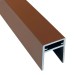 П-профиль Алюминиевый EasyDecking 35x25 Коричневый купить в Электростале
