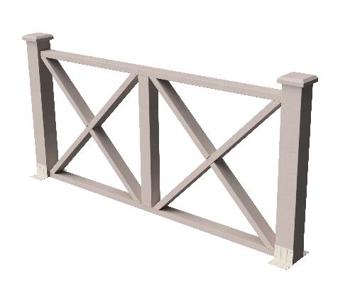 Ограждения декоративное ДПК GRINDERDECO Тауэр выбеленый дуб купить в Электростале