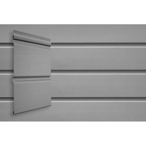 Виниловый сайдинг Grand Line Double-Брус Серый купить в Электростале