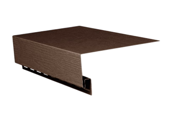 Планка приоконная широкая для Фасадных Панелей Темный Дуб купить в Электростале