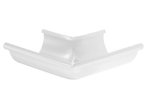 Водосток Aquasistem, система 150/100 - Угол желоба, наружный 90° RAL 9003 Белый купить в Электростале